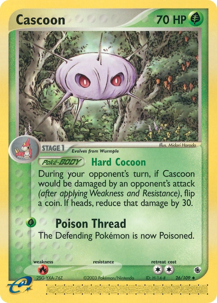 Image for Cascoon (Ruby and Sapphire) (26/109) - Pokemon