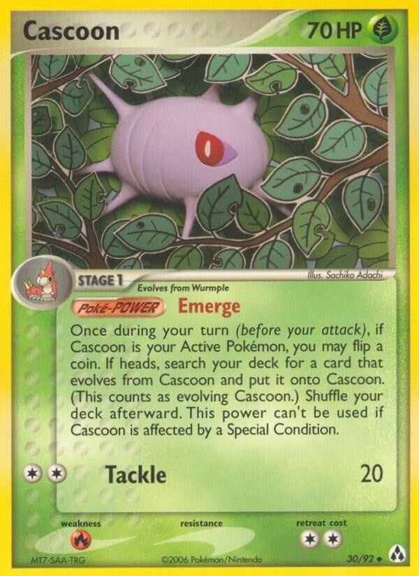 Image for Cascoon (Legend Maker) (30/92) - Pokemon