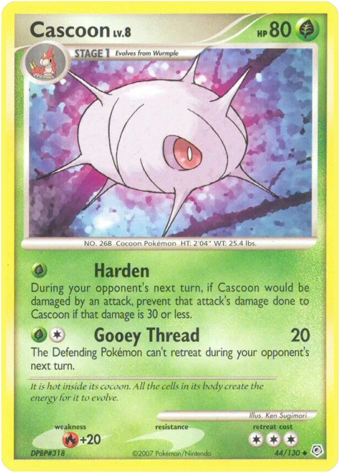 Image for Cascoon (Diamond and Pearl) (44/130) - Pokemon
