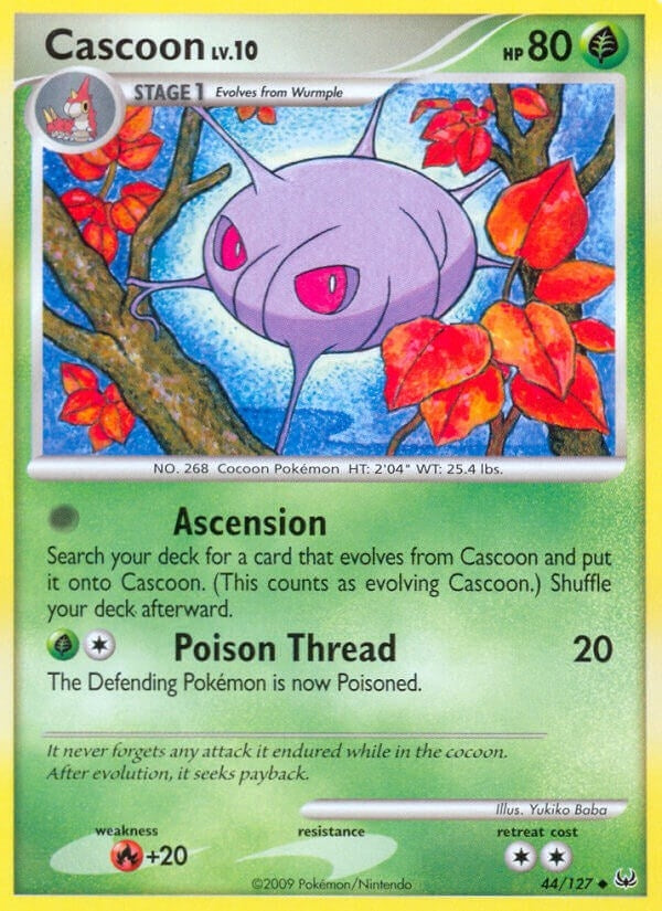 Image for Cascoon (Platinum) (44/127) - Pokemon