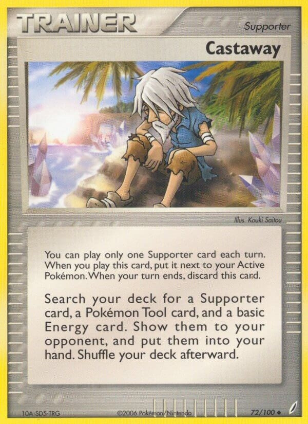 Image for Castaway (Crystal Guardians) (72/100) - Pokemon