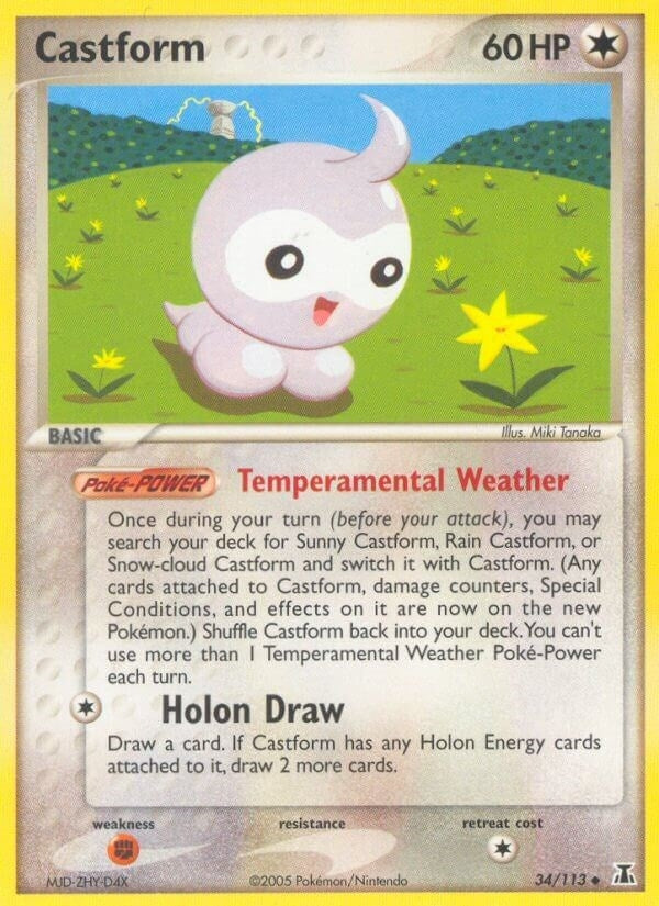 Image for Castform (Delta Species) (34/113) - Pokemon