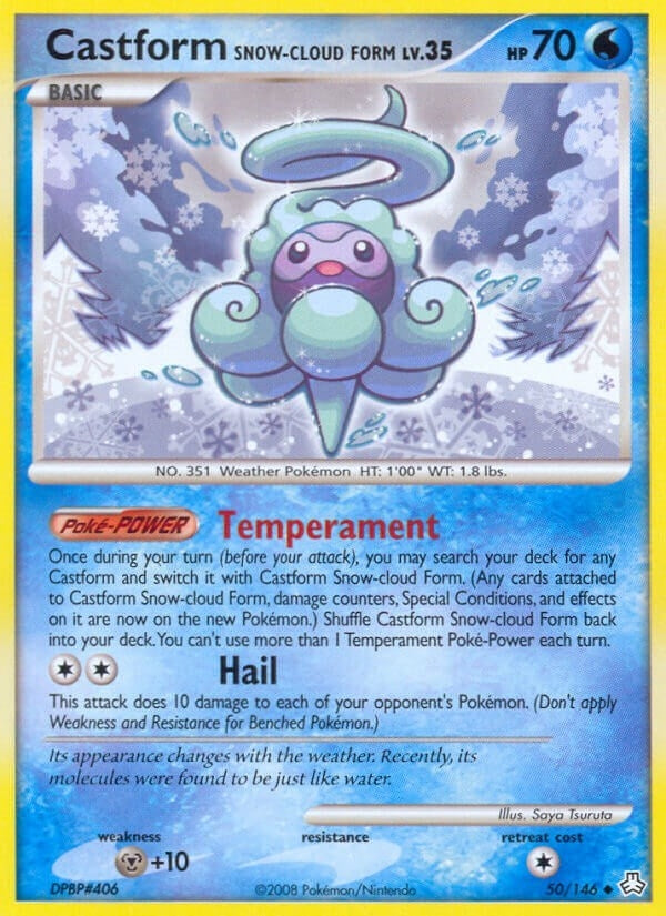 Image for Castform Snow-Cloud Form (Legends Awakened) (50/146) - Pokemon