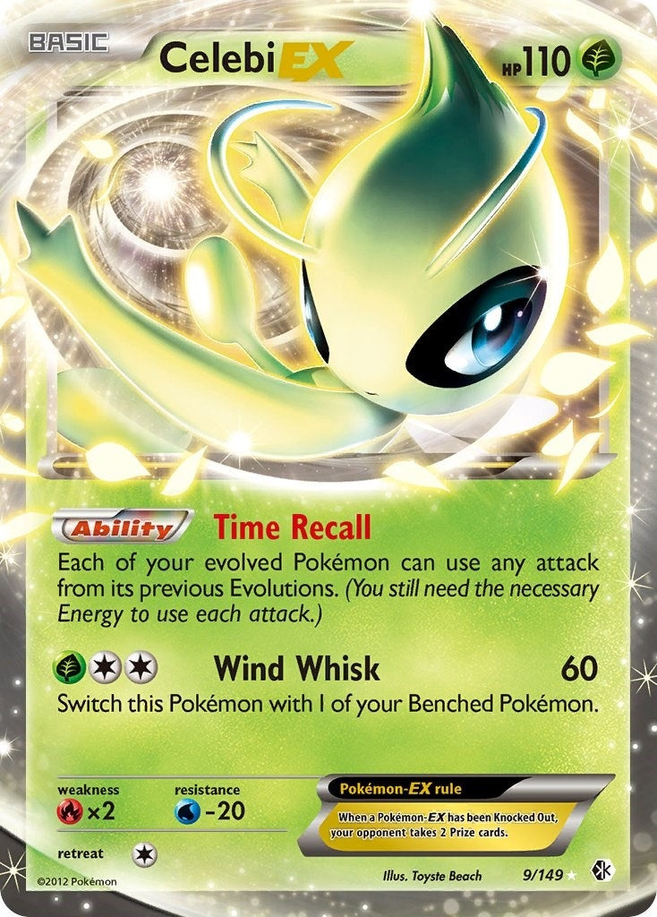 Image for Celebi EX (Boundaries Crossed) (9/149) - Pokemon