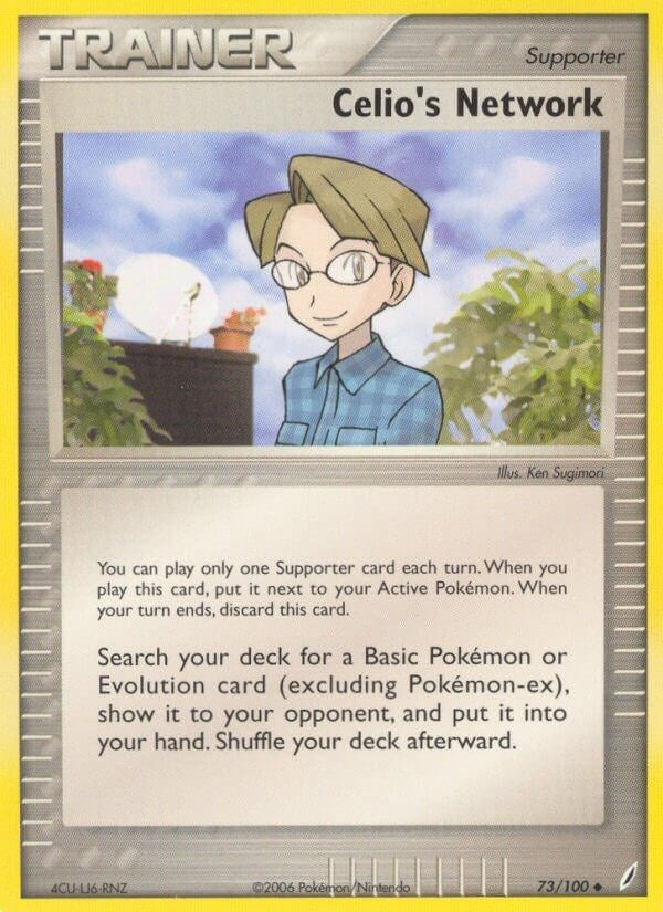 Image for Celio's Network (Crystal Guardians) (73/100) - Pokemon