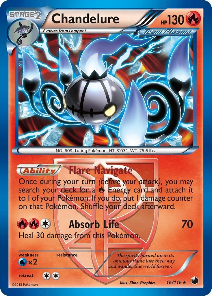 Image for Chandelure (Team Plasma) (Plasma Freeze) (16/116) - Pokemon