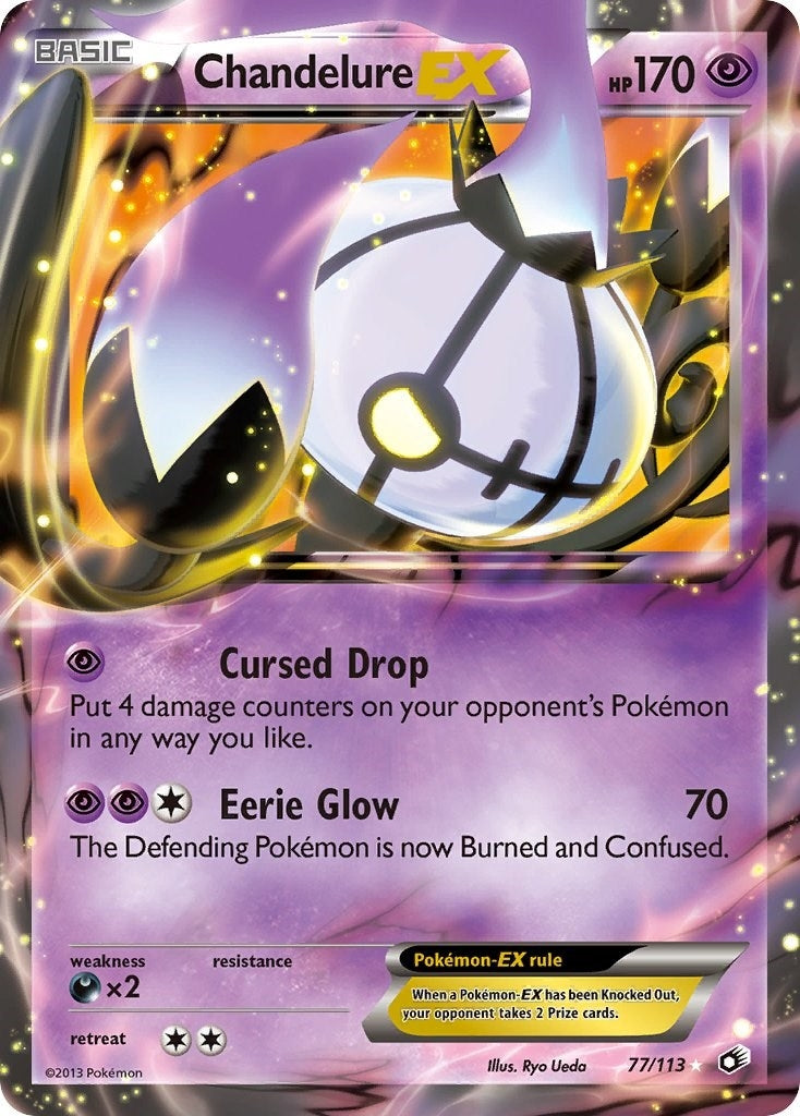 Image for Chandelure EX (Legendary Treasures) (77/113) - Pokemon