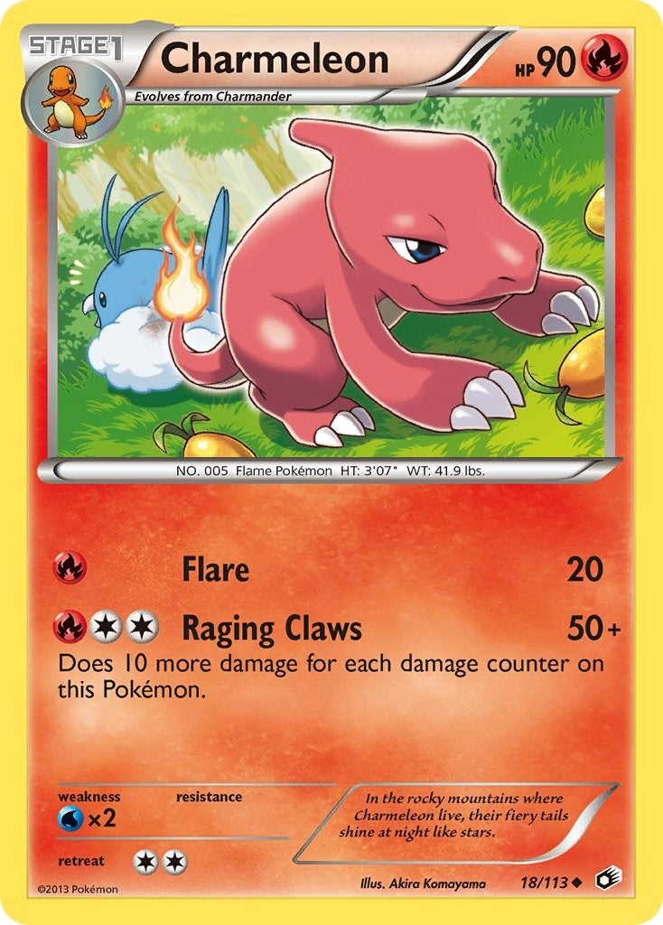 Image for Charmeleon (Legendary Treasures) (18/113) - Pokemon