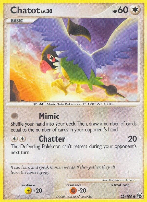 Image for Chatot (Majestic Dawn) (55/100) - Pokemon