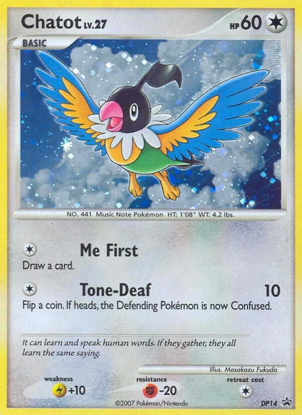 Image for Chatot - DP14 (Diamond and Pearl Promos) (DP14) - Pokemon