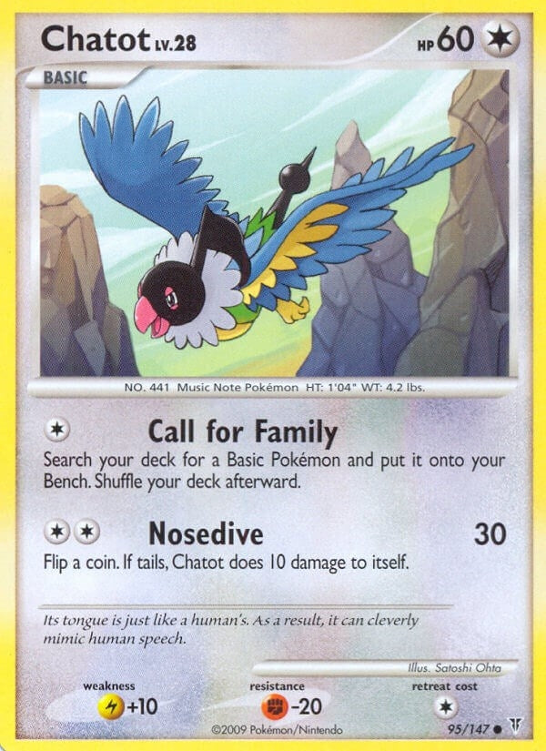 Image for Chatot (Supreme Victors) (95) - Pokemon
