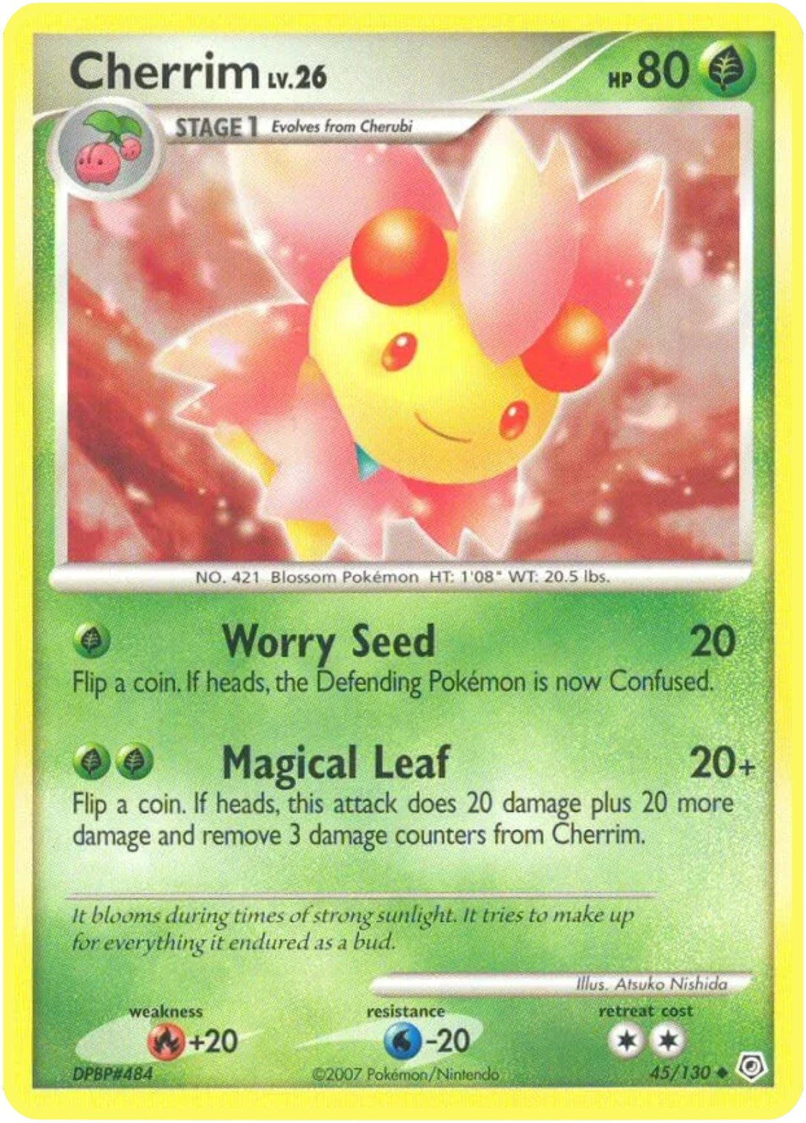 Image for Cherrim (Diamond and Pearl) (45/130) - Pokemon