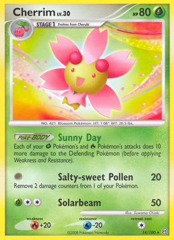 Image for Cherrim (Stormfront) (14/100) - Pokemon