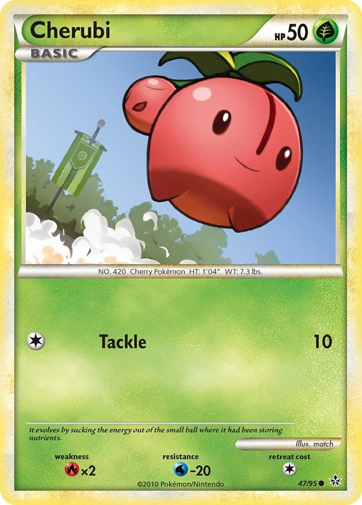 Image for Cherubi (Unleashed) (47/95) - Pokemon