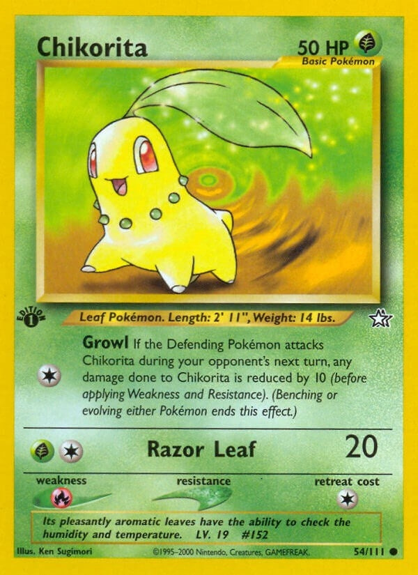 Image for Chikorita (54) (Neo Genesis) (054/111) - Pokemon