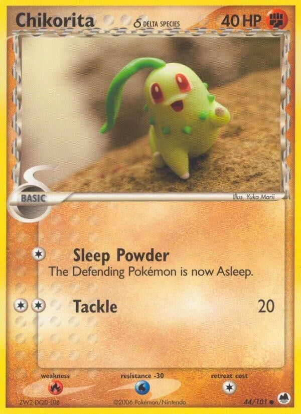 Image for Chikorita (Delta Species) (Dragon Frontiers) (44/101) - Pokemon