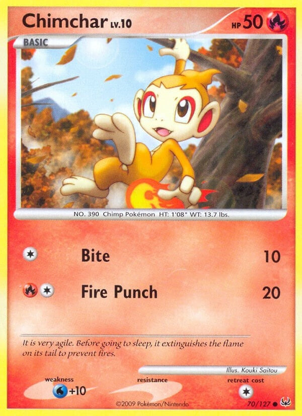 Image for Chimchar (Platinum) (70/127) - Pokemon