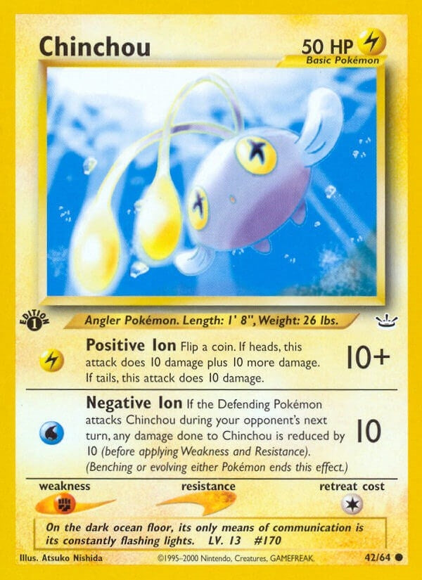 Image for Chinchou (Neo Revelation) (42/64) - Pokemon