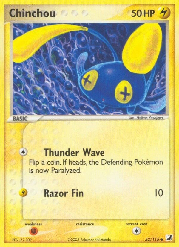 Image for Chinchou (Unseen Forces) (52/115) - Pokemon