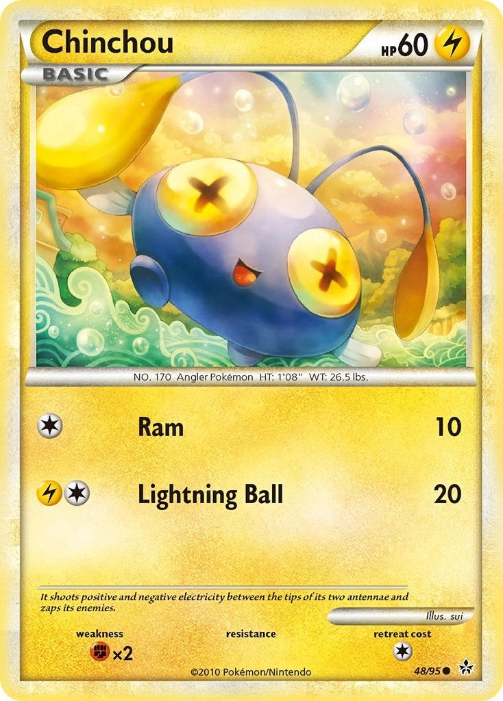 Image for Chinchou (Unleashed) (48/95) - Pokemon