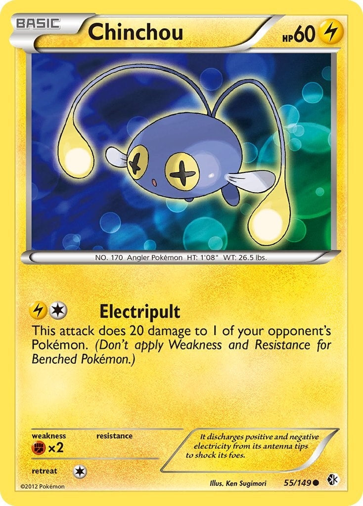 Image for Chinchou (Boundaries Crossed) (55/149) - Pokemon