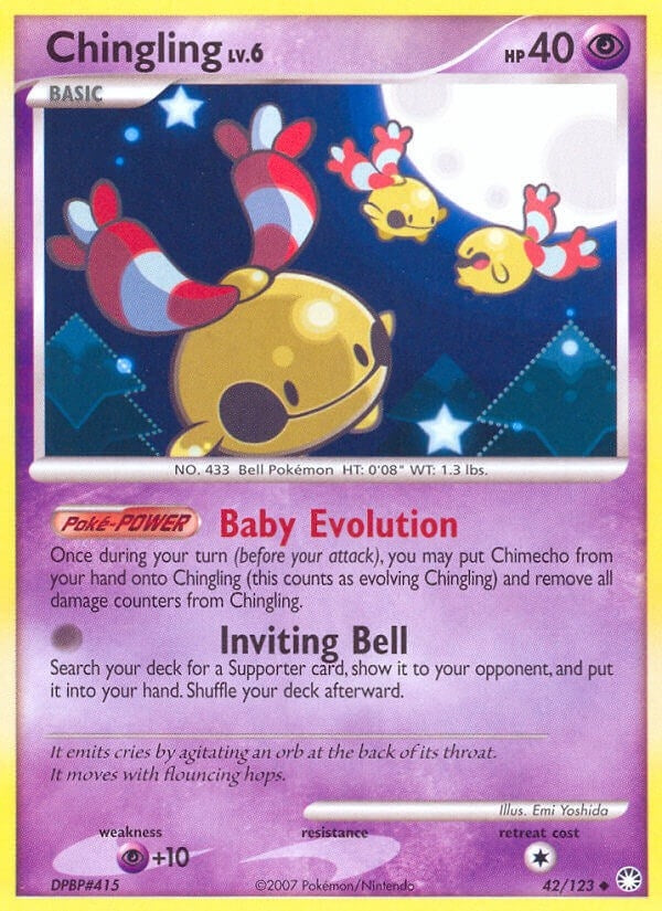 Image for Chingling (Mysterious Treasures) (42/123) - Pokemon