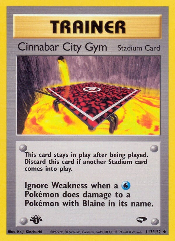 Image for Cinnabar City Gym (Gym Challenge) (113/132) - Pokemon