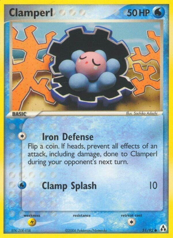 Image for Clamperl (Legend Maker) (51/92) - Pokemon