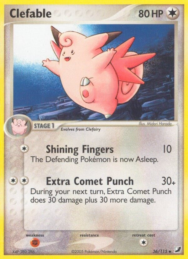 Image for Clefable (Unseen Forces) (36/115) - Pokemon