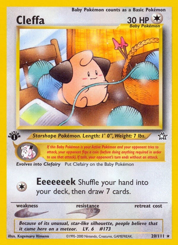 Image for Cleffa (Neo Genesis) (020/111) - Pokemon