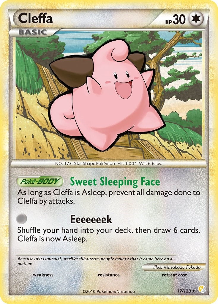Image for Cleffa (HeartGold SoulSilver) (17/123) - Pokemon