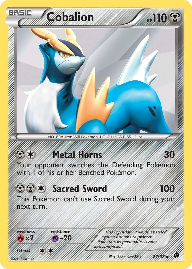 Image for Cobalion (Emerging Powers) (77/98) - Pokemon
