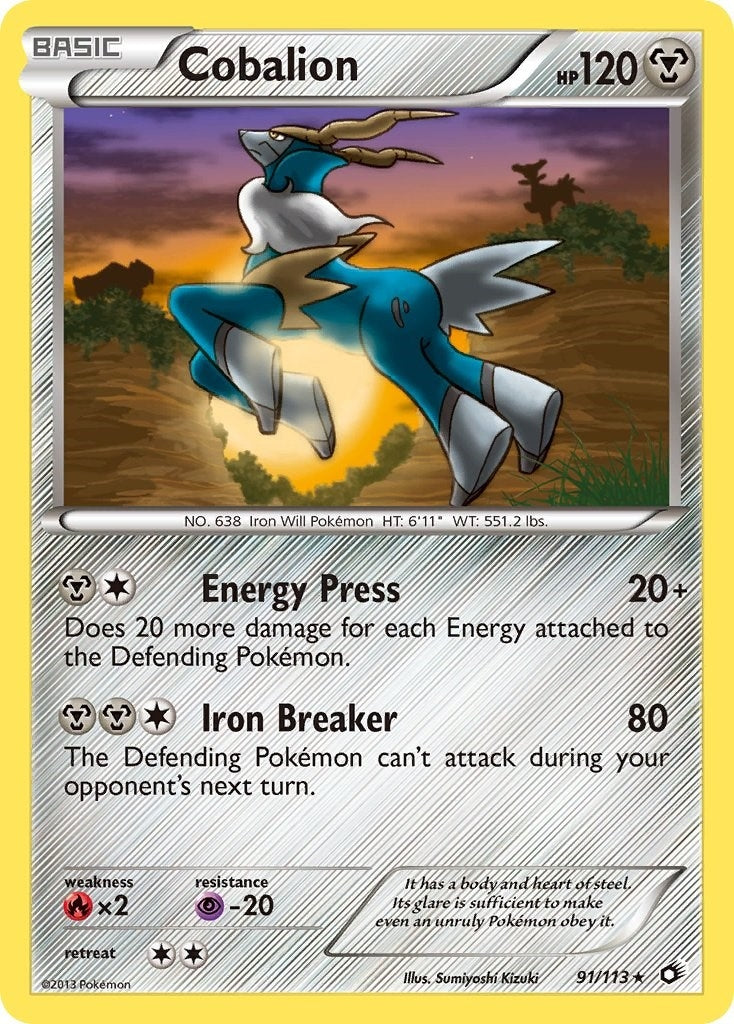 Image for Cobalion (Legendary Treasures) (91/113) - Pokemon