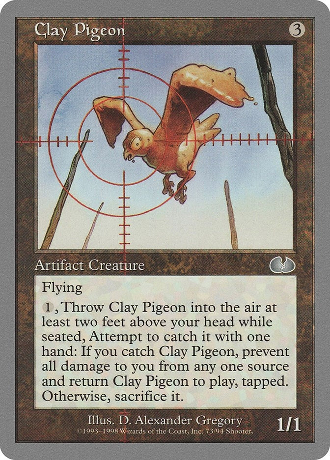 Image for Clay Pigeon (Unglued) (73) - Magic: The Gathering