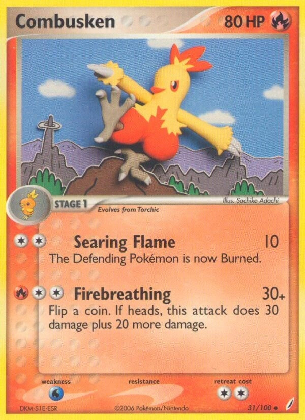 Image for Combusken (Crystal Guardians) (31/100) - Pokemon
