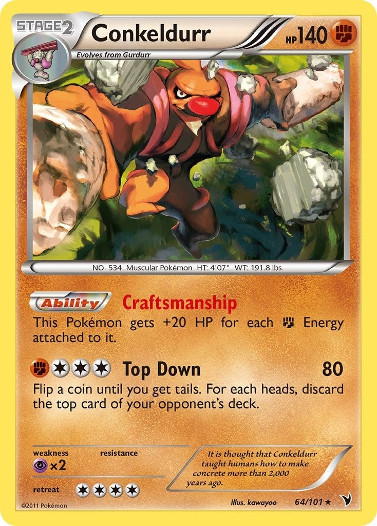 Image for Conkeldurr (64) (Noble Victories) (64/101) - Pokemon
