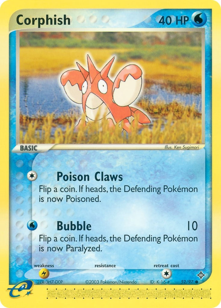 Image for Corphish (Dragon) (52/97) - Pokemon