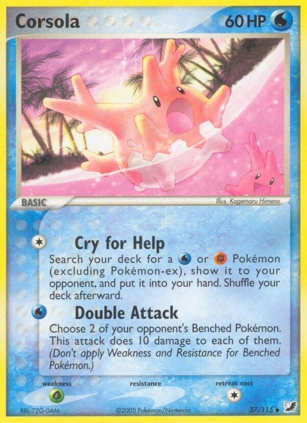 Image for Corsola (Unseen Forces) (37/115) - Pokemon