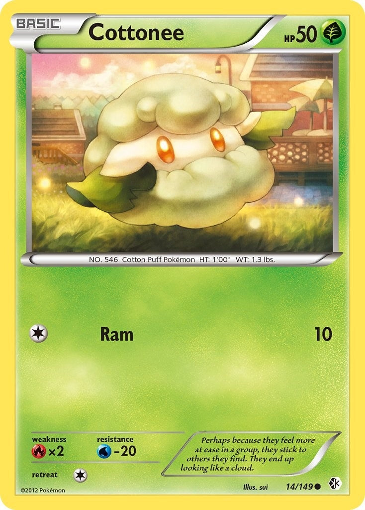 Image for Cottonee (Boundaries Crossed) (14/149) - Pokemon