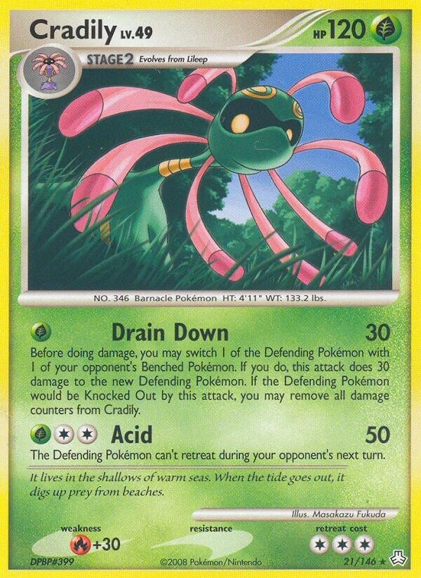 Image for Cradily (Legends Awakened) (21/146) - Pokemon