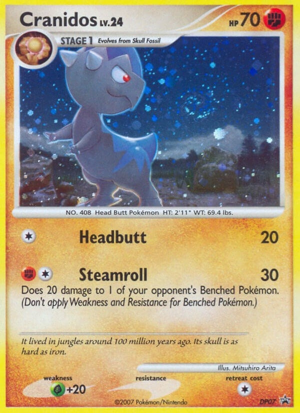 Image for Cranidos - DP07 (Diamond and Pearl Promos) (DP07) - Pokemon