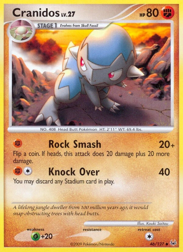Image for Cranidos (Platinum) (46/127) - Pokemon