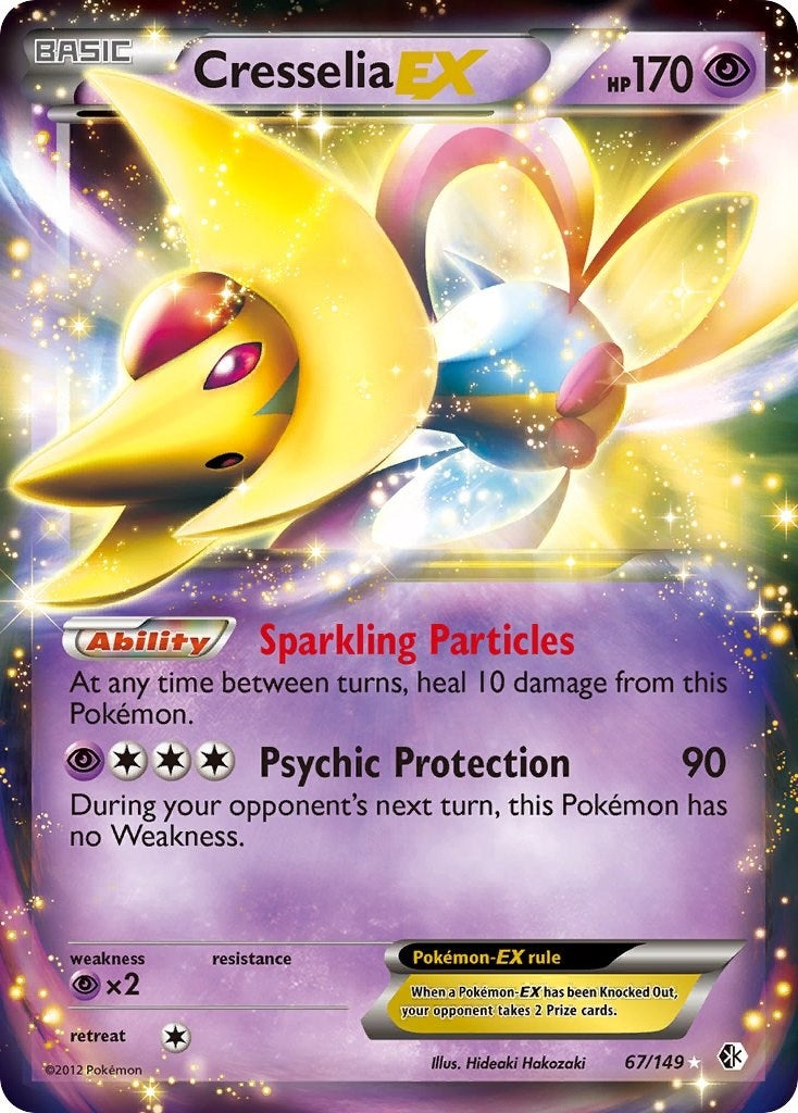 Image for Cresselia EX (Boundaries Crossed) (67/149) - Pokemon