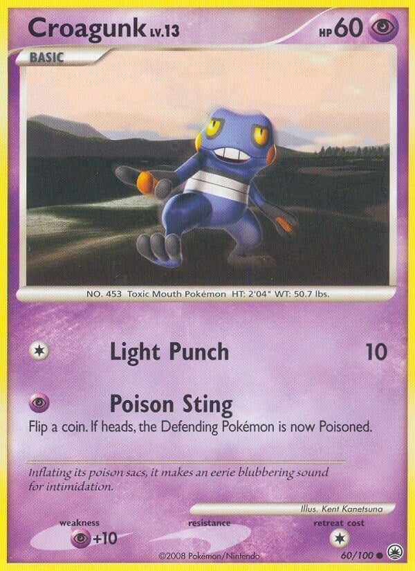Image for Croagunk (Majestic Dawn) (60/100) - Pokemon
