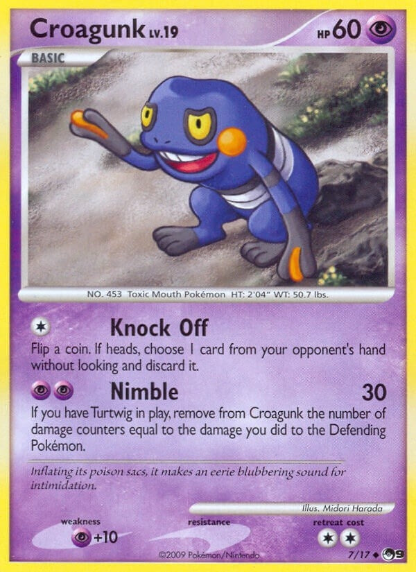 Image for Croagunk (POP Series 9) (007/017) - Pokemon