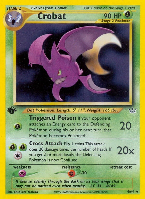 Image for Crobat (Neo Revelation) (04/64) - Pokemon