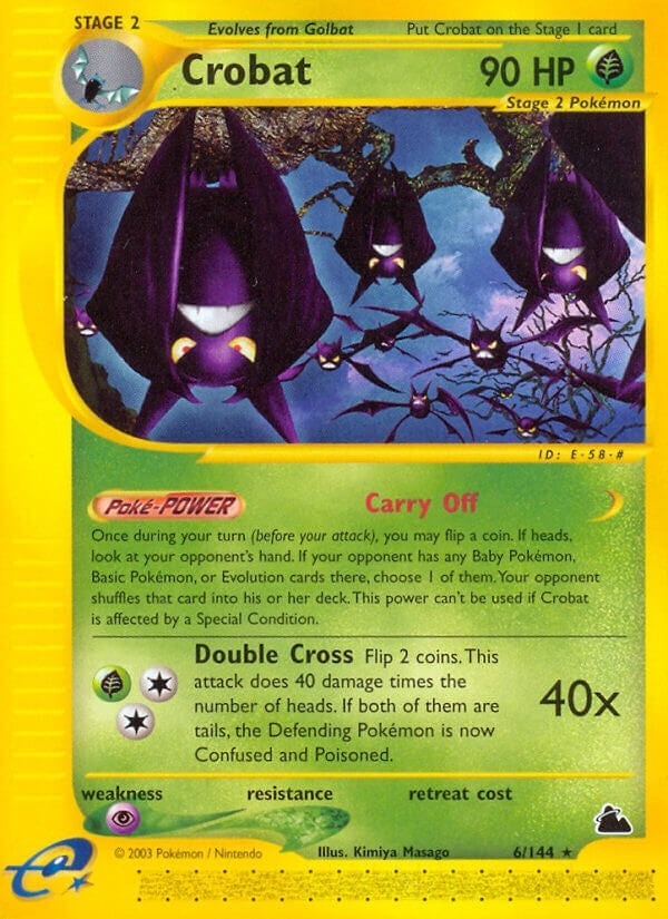 Image for Crobat (6) (Skyridge) (006/144) - Pokemon