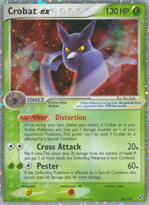 Image for Crobat ex (Deoxys) (96/107) - Pokemon