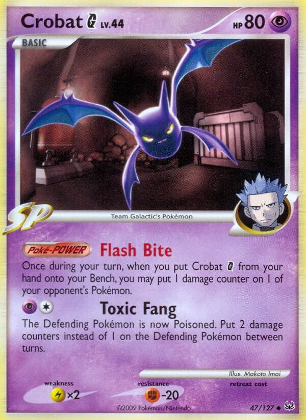 Image for Crobat G (Platinum) (47/127) - Pokemon