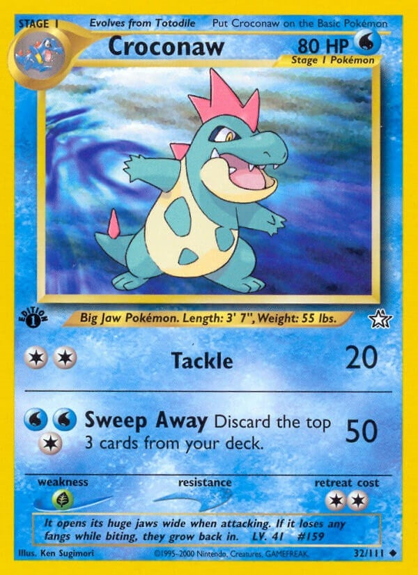 Image for Croconaw (32) (Neo Genesis) (032/111) - Pokemon
